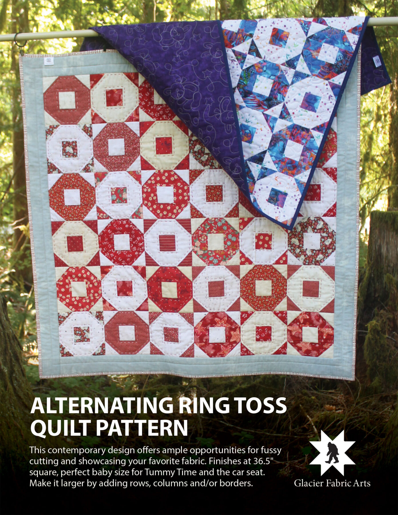 Alternating Ring Toss Quilt Pattern